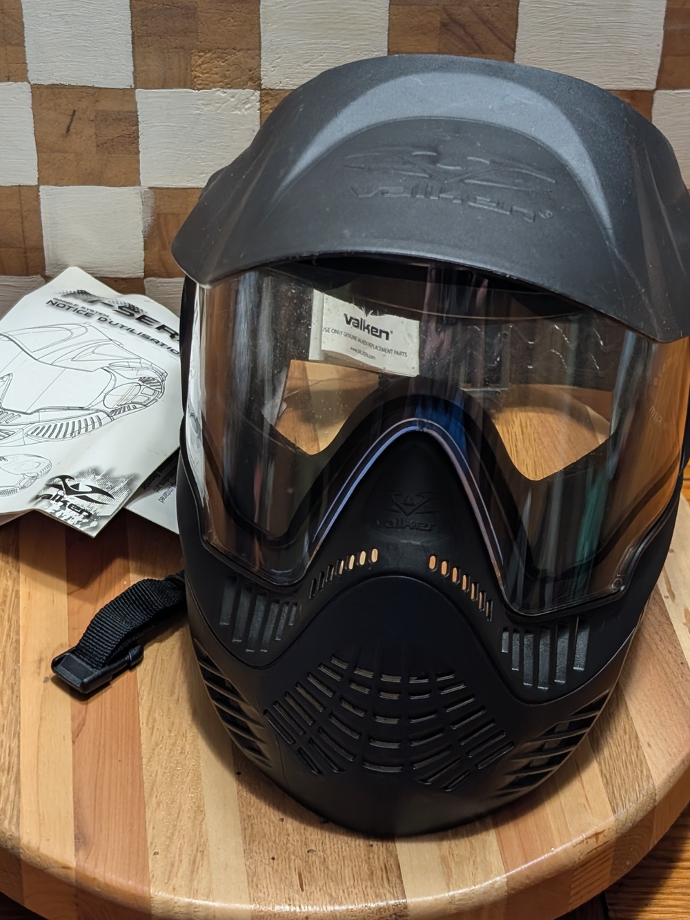 Valken Tactical Goggles Full Face Mask w/ Visor Airsoft Paintball Protect NWT